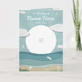 Ocean Joy Memorial Kaart / begrafenisprogramma (Voorkant)