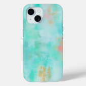 Ocean Joyride - Blauwe Turquoise Abstracte Kunst Case-Mate iPhone Case (Achterkant)