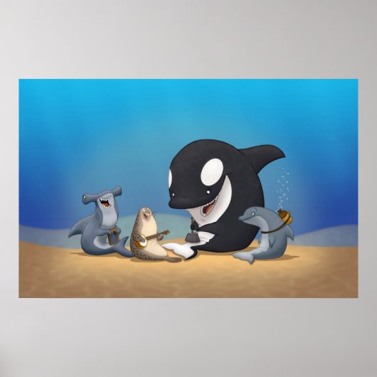 Ocean Jug Band Poster (Voorkant)