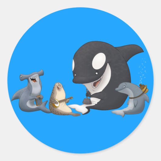 Ocean Jug Band Stickers (Voorkant)