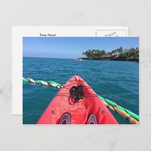 Ocean Kayaking Briefkaart (Voorkant / Achterkant)