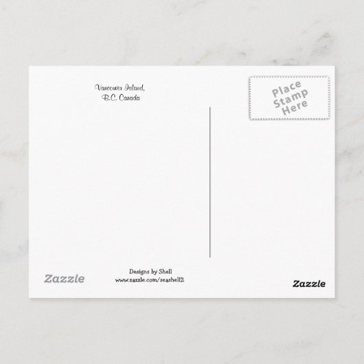 Ocean Kayaking Briefkaart (Achterkant)