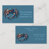 Ocean King Crab Company Visitekaartje (Voorkant / Achterkant)
