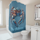 Ocean King Crab Custom Douchegordijn (In situ)