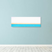 Ocean Land Sky Fotografie Canvas Afdruk (Insitu (Houten vloer))