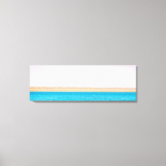 Ocean Land Sky Fotografie Canvas Afdruk (Voorkant)