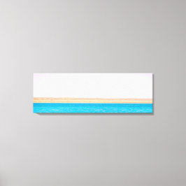 Ocean Land Sky Fotografie Canvas Afdruk