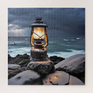 Ocean Lantern On Rocks Legpuzzel