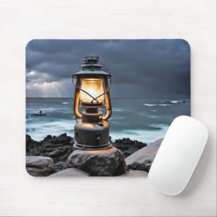 Ocean Lantern On Rocks Muismat