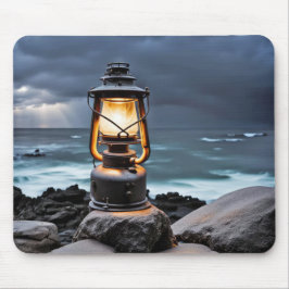 Ocean Lantern On Rocks Muismat