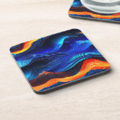 Ocean Lava "Aquaflame" Bier Onderzetter (Linkerzijde)