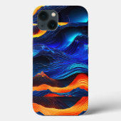 Ocean Lava "Aquaflame" Case-Mate iPhone Case (Achterkant)