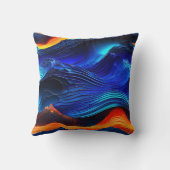 Ocean Lava "Aquaflame" Kussen (Achterkant)