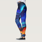 Ocean Lava "Aquaflame" Leggings (Links)