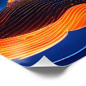 Ocean Lava "Aquaflame" Perfect Poster (Hoek)