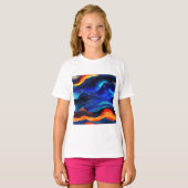 Ocean Lava "Aquaflame" T-shirt (Voorkant volledig)
