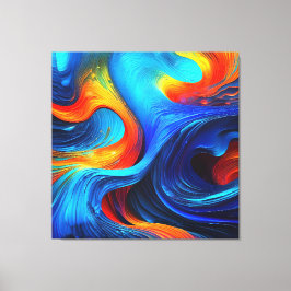 Ocean Lava "Astralsurge" Canvas Afdruk