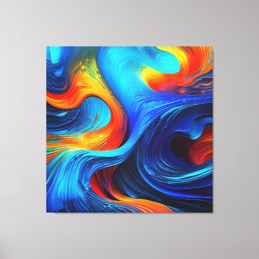 Ocean Lava "Astralsurge" Canvas Afdruk (Voorkant)