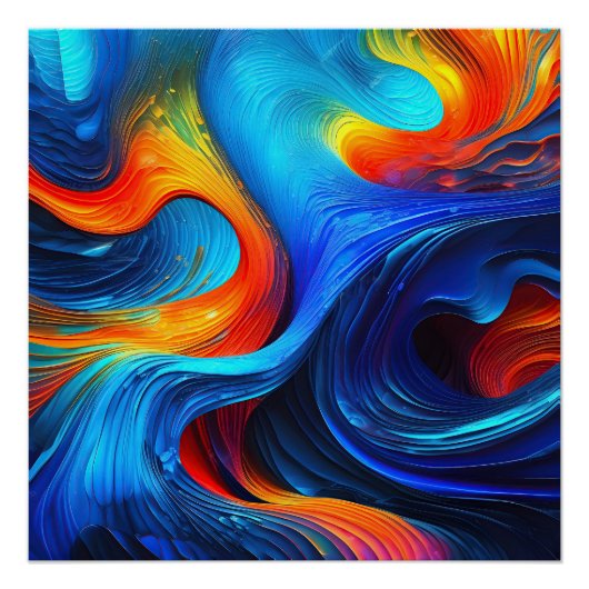 Ocean Lava "Astralsurge" Perfect Poster (Voorkant)