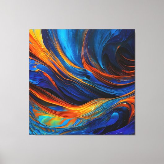 Ocean Lava "Astralswirl" Canvas Afdruk (Voorkant)