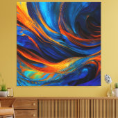 Ocean Lava "Astralswirl" Canvas Afdruk (Insitu (Woonkamer))