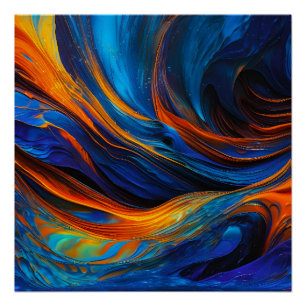 Ocean Lava "Astralswirl" Perfect Poster