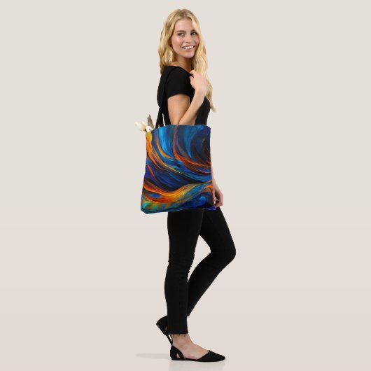 Ocean Lava "Astralswirl" Tote Bag (Op model)
