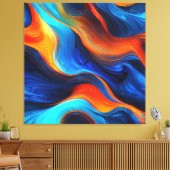 Ocean Lava "Oceanforge" Canvas Afdruk (Insitu (Woonkamer))