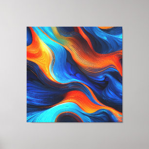 Ocean Lava "Oceanforge" Canvas Afdruk