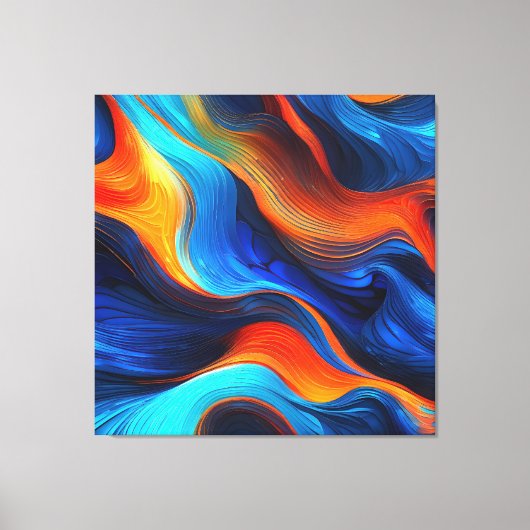Ocean Lava "Oceanforge" Canvas Afdruk (Voorkant)