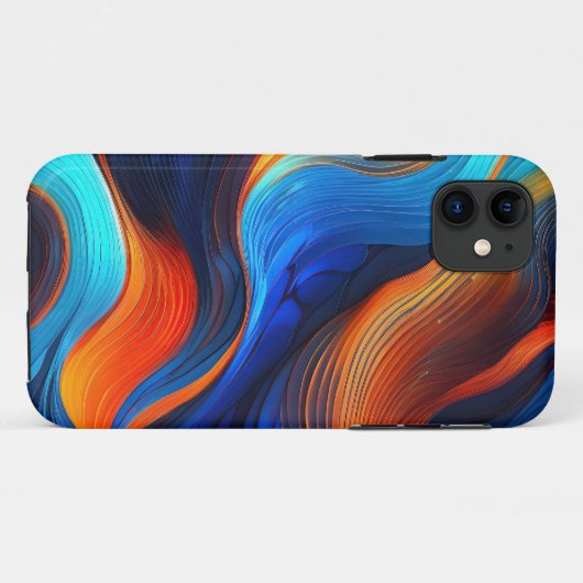 Ocean Lava "Oceanforge" Case-Mate iPhone Case (Achterkant (horizontaal))
