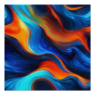 Ocean Lava "Oceanforge" Perfect Poster