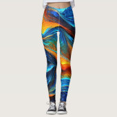 Ocean Lava "Pyroquatic" Leggings (Voorkant)