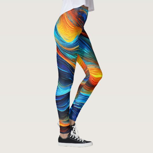 Ocean Lava "Pyroquatic" Leggings (Rechts)