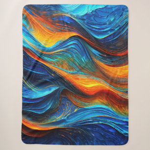 Ocean Lava "Pyroquatic" Sherpa Deken