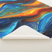 Ocean Lava "Pyroquatic" Sherpa Deken (3/4)