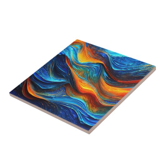 Ocean Lava "Pyroquatic" Tegeltje (Zijkant)