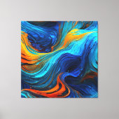 Ocean Lava "Tempestial" Canvas Afdruk (Voorkant)