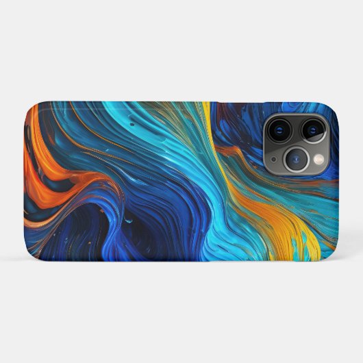Ocean Lava "Tempestial" Case-Mate iPhone Case (Achterkant (horizontaal))