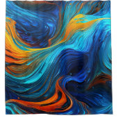 Ocean Lava "Tempestial" Douchegordijn (Voorkant)