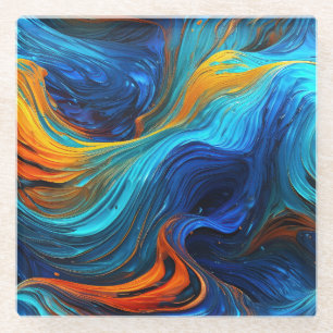 Ocean Lava "Tempestial" Glazen Onderzetter