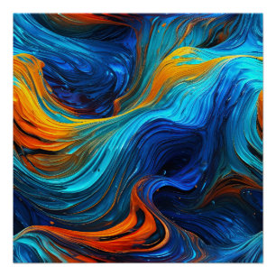 Ocean Lava "Tempestial" Perfect Poster
