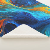 Ocean Lava "Tempestial" Sherpa Deken (3/4)