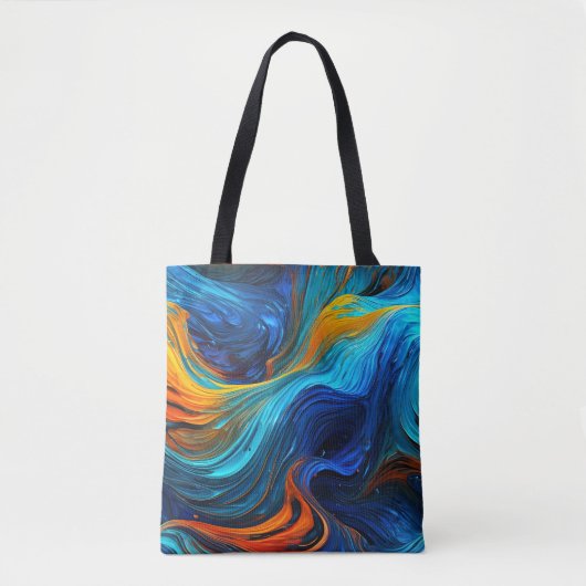 Ocean Lava "Tempestial" Tote Bag (Voorkant)