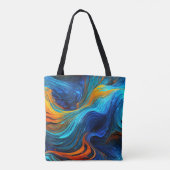 Ocean Lava "Tempestial" Tote Bag (Achterkant)
