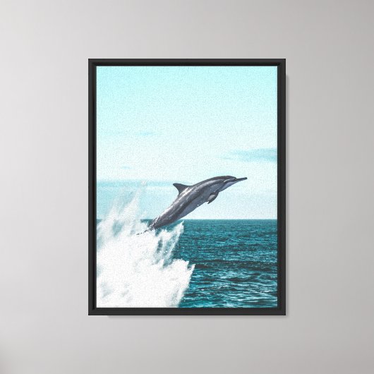 Ocean Leap of Freedom Canvas Afdruk (Voorkant)