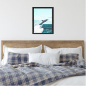 Ocean Leap of Freedom Canvas Afdruk (Insitu (Slaapkamer))