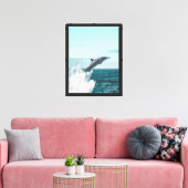 Ocean Leap of Freedom Canvas Afdruk (Insitu (Woonkamer))