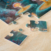 Ocean Librarian Underwater Library Jellyfish Legpuzzel (Zijkant)