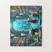 Ocean Librarian Underwater Library Jellyfish Legpuzzel (Verticaal)
